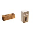 thumbnail image 1 of Estuche para pañuelos de escritorio,Caja de pañuelos faciales de papel retro de madera,Tapa para caja de pañuelos,porta servilletas de papel facial,caja de pañuelos,Funda para caja de, 1 of 8