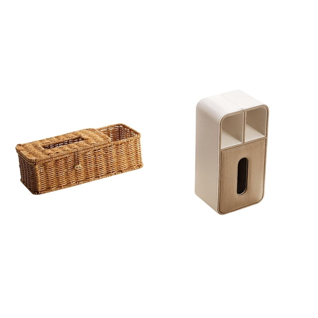 Estuche para pañuelos de escritorio,Caja de pañuelos faciales de papel retro de madera,Tapa para caja de pañuelos,porta servilletas de papel facial,caja de pañuelos,Funda para caja de