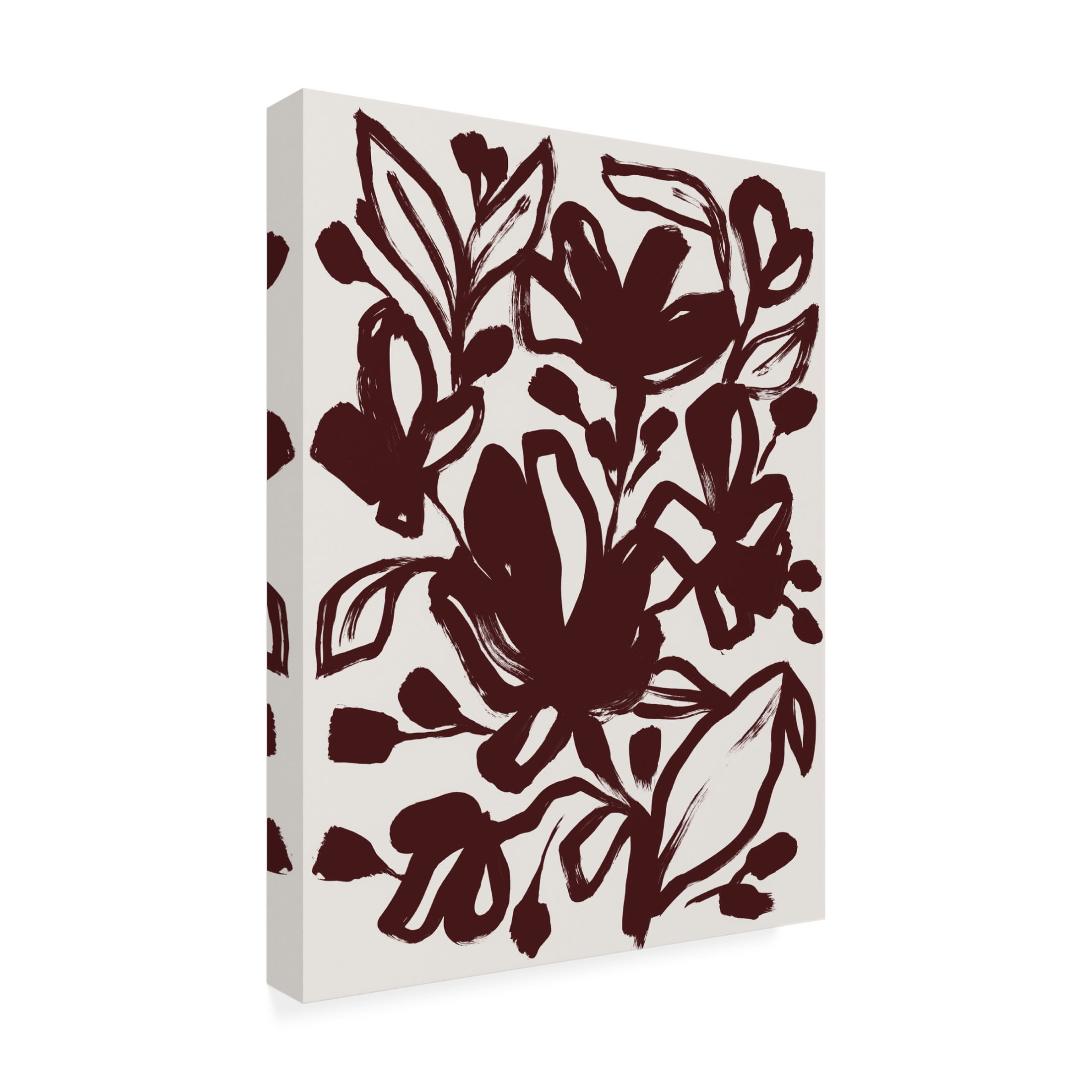 Trademark Fine Art June Erica Vess Oxide Floral I Canvas Wall Art
