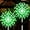 Green, variant on Solar Firework Lights, 2 Pack 120 LEDs 2 Lighting Modes Outdoor Waterproof for Garden Patio Walkway Pathway Party Wedding Christmas Decorative - Cool White