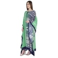 thumbnail image 7 of Moomaya Cotton Kaftan Cover Up Printed Kimono Sleeve Long Maxi Caftan Loungewear, 7 of 7