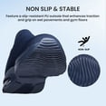 thumbnail image 6 of AMANSSE Mens Walking Shoes Non Slip Casual Shoes Lightweight Breathable Mesh Comfort Sneakers Navy Blue Size 11, 6 of 7