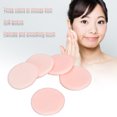 thumbnail image 3 of 5Pcs Pure Cotton Powder Puff, Soft Texture Face Makeup Powder Puff Washable Good Powder Grasping Blending for Loose Powder Mineral Powder Body Powder Pink, 3 of 9