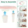 thumbnail image 3 of Unique Bargains Arm Rest for Nails Tech U Shaped with Detachable Brackets with Non-slip Pads Arm Rest Pillow Pink, 3 of 7