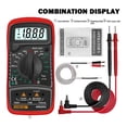 thumbnail image 3 of Digital Multimeter Automatic Voltmeter Profesional Tester Multimeter With Thermocouple Lcd Backlight Portable Data Hold Function , Readable, 3 of 6