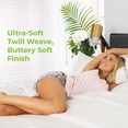 thumbnail image 3 of Cariloha Comfy Twill Classic Sheet Viscose from Bamboo King 4-Piece Set Tahitian Breeze, 3 of 7