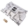 thumbnail image 3 of Mustrod Aluminum Dual Plane Intake Manifold Satin 7105 for Ford FE 390, 406, 410, 427 & 428ci, 3 of 11