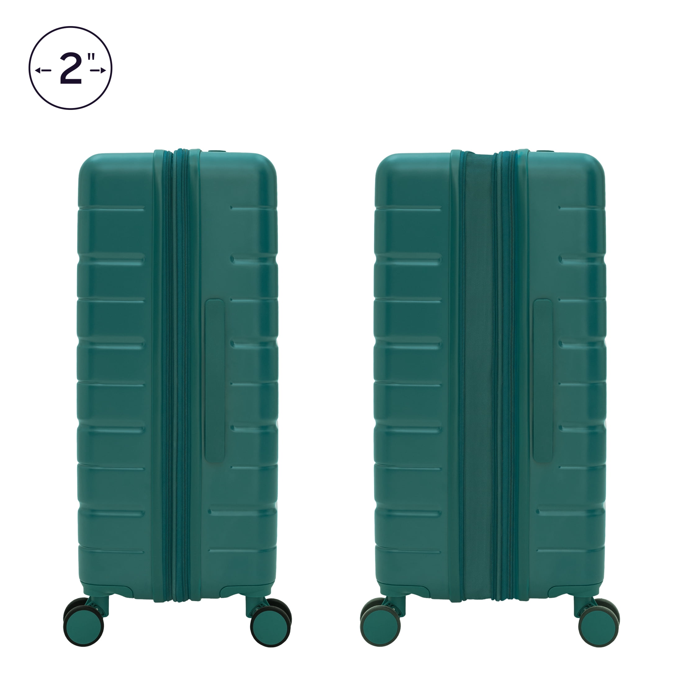 iFLY Evolve 20” Expandable Hardside Spinner Carry-on Luggage, Teal