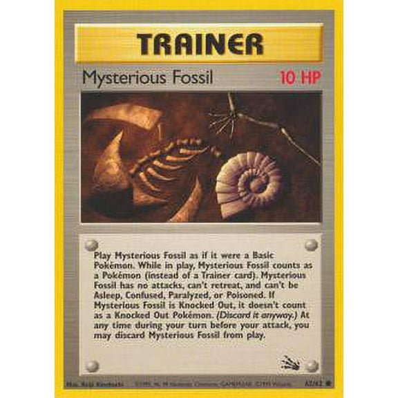 Pokemon Mysterious Fossil #62