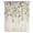 Brown, variant on Colorful Flowers Semi Sheer Curtains Drapes for Living Room,Bedroom,French Doors Window 84 Inches Long,Spring Leaves Floral Botanical Wood Grain Rod Pocket Chiffon Curtain Voile Drapery Panel