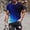 Blue, variant on Fnnxeal Mens Galaxy Print T-Shirt 3D Muscle Fit Athletic Short Sleeve Space Astronomy Workout Tee Black Polyester Spandex,Size 2XL