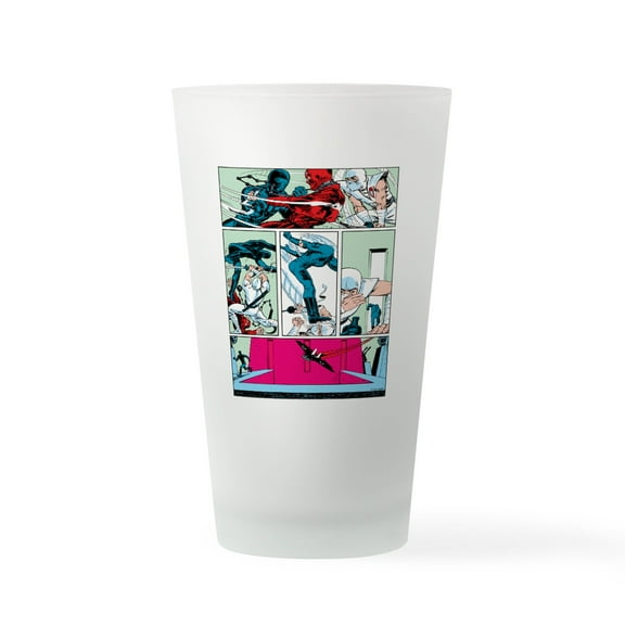 CafePress - G.I. Joe Snake Eyes Vs. Storm Shado - Pint Glass, Drinking Glass, 16 oz. CafePress