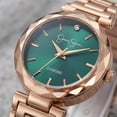 thumbnail image 2 of Jessica Simpson Diamond Collection Women Watch, Classic Quartz, Metal Band, Round Faceted Crystal Face, Elegant Dress Watch for Women, 2 of 7