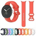 thumbnail image 3 of For Google Pixel Watch Single Color Silicone Watch Band Man, 3 of 4