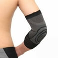 thumbnail image 3 of 1 Pair Arm Sleeve Compression Elbow Pad Cover Anti-sweat Breathable Elastic Band, 3 of 5