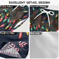 thumbnail image 2 of FORMRS Boys Swim Trunks Quick Dry Mesh Liner Boardshorts Sizes XS-XL, Blue Christmas Light, 2 of 7