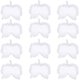 thumbnail image 1 of 12 Piezas Alas de Ángel de Navidad,Alas de Ángel Blancas,Alas de Ángel Decoraciones para Árboles de Navidad,Árbol de Navidad de Plumas Blancas,Colgante de Árbol de Navidad Blanco,Ala de Plumas de Ángel,Decoración de Navidad Rojo Verde, 1 of 5