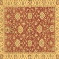 thumbnail image 1 of Ahgly Company Indoor Square Oriental Brown Traditional Area Rugs, 5' Square, 1 of 4