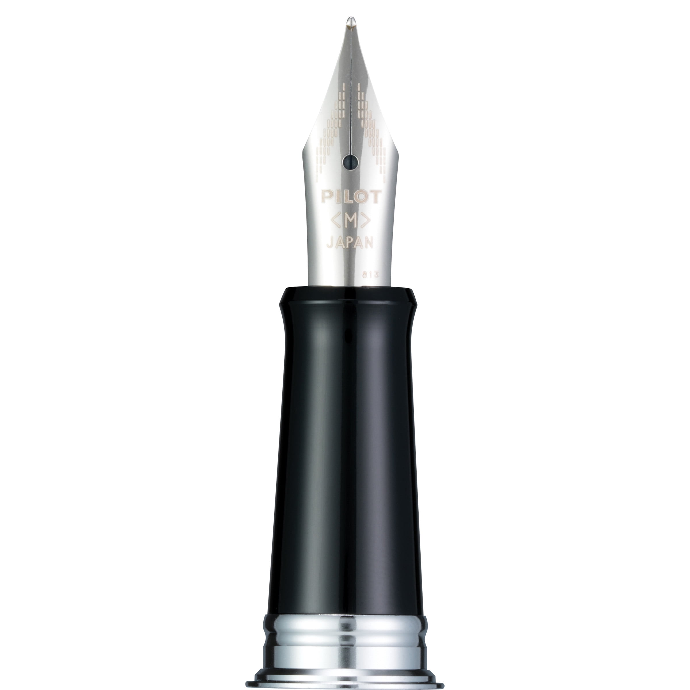 Pilot Metropolitan Fountain Pen, Black Gloss Barrel, Medium Nib, Black Ink