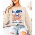 thumbnail image 3 of If Crabby Please Return to the Beach Sweatshirt Funny Coastal Crab Crewneck for Women Kids Family Sand Sweatshirt Adult X-L, 3 of 8