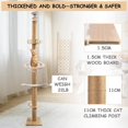 Cat Tower 5Layer cat Tree Height Adjustable from Floor to Ceiling