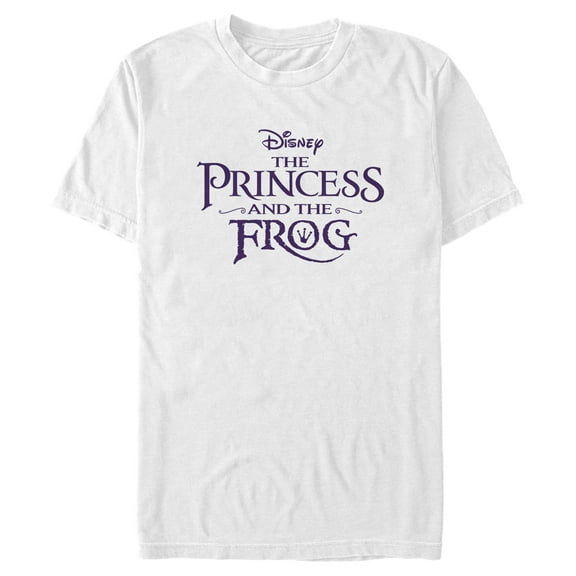 Men's The Princess and the Frog Simple Movie Logo Graphic T-Shirt