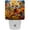 Multi-colored 2, variant on PhooArto Sunflower Cow Wooden Board Plug in LED Night Light Auto Sensor Dusk to Dawn Decorative Night for Bedroom, Bathroom, Kitchen, Hallway, Stairs, Baby's Room, Energy Saving