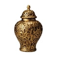 thumbnail image 2 of Jarrón de porcelana con forma de jengibre para escritorio, florero de cerámica, tarro decorativo para almacenamiento pequeño, 2 of 9