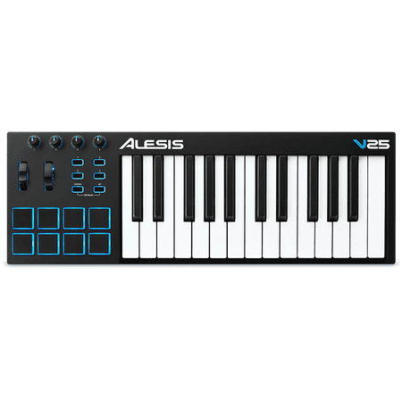 Alesis V25 | 25-Key USB MIDI Keyboard & Drum Pad (Best Midi Controller Under 200)