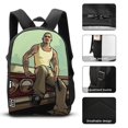 thumbnail image 3 of Grand Theft Auto Backpack Academic Trailblazer Set Pioneering Bookbag with Frontier Kit, 3 of 5