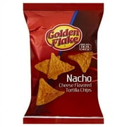 Golden Flake Tortilla Chips Nacho Cheese, 1.0 oz