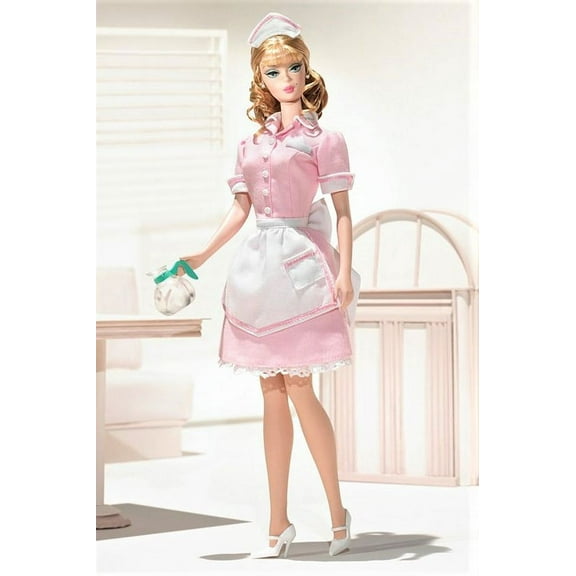 The Waitress Barbie Genuine Silkstone Doll BFMC Gold Label 2005 Mattel J8763