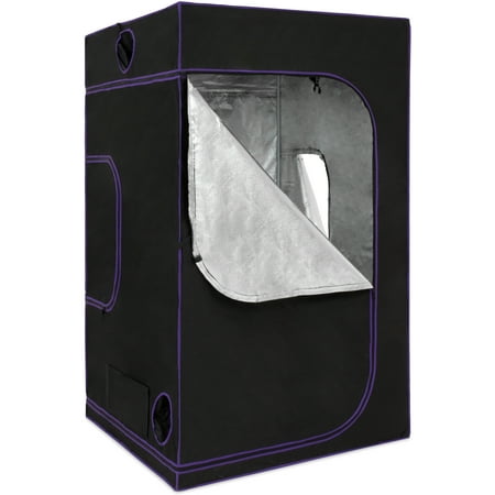 Best Choice Products 48x48xX80in Heavy Duty Indoor Hydroponic Grow Tent w/ Observation Window