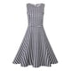 thumbnail image 3 of Vestido largo estampado de verano para mujer, sin mangas, para playa, bohemio, informal, con cuello redondo, talla grande, vintage, 3 of 5