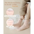 thumbnail image 3 of Women's Thermal Boot Socks with Plush Lining - Ultra Warm Winter Socks for Extreme Cold, 3 Pairs US(5-9), 3 of 7