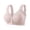 Pink, variant on Loopsun Women Stylish Wireless Bra Front Open Support Breathable A B C Cup Plus Size Wear