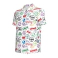 thumbnail image 4 of Wukai Stamp Set Collection Men’s Polo Shirts,Quick-Dry Athletic Shirt,Classic Fit Shirts-Medium, 4 of 8