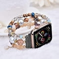 thumbnail image 6 of Worryfree Gadgets Bangle Style Fashion Band/Apple Watch Band/Apple Watch Strap for Apple Watch 45/44/42mm, 41/40/38mm Beaded iWatch Wristband/iWatch Strap/iWatch Band for Women Girls, 6 of 6
