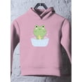 thumbnail image 3 of Little Frog Taking Bubble Bath Hoodie Toddler -Image by Shutterstock,  2 Toddler, 3 of 4