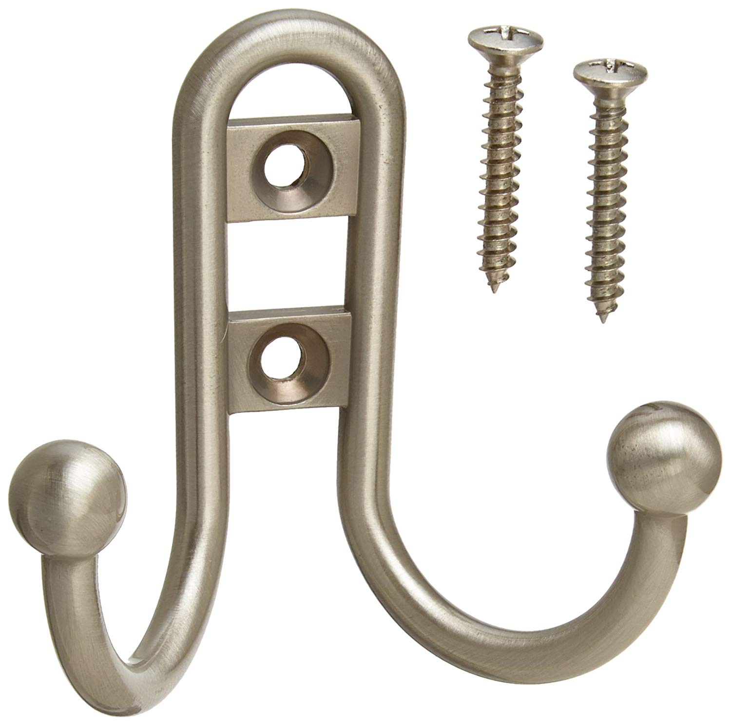 H55457GB Double Prong Hook Gilded Bronze, Double Prong Hook in