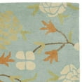 thumbnail image 4 of SAFAVIEH Soho Jennifer Floral Wool Area Rug, Blue/Multi, 2' x 3', 4 of 5