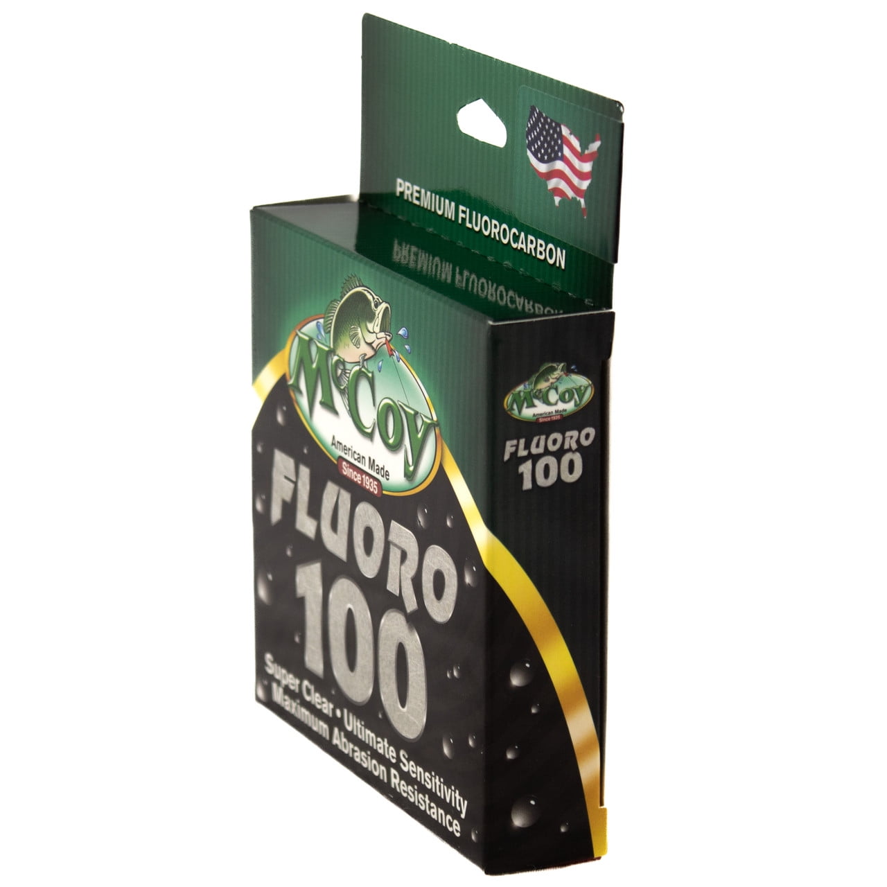 McCoy Fluoro 100 Premium Fluorocarbon Fishing Line (8lb Test (.009" Dia) - 200 Yards)