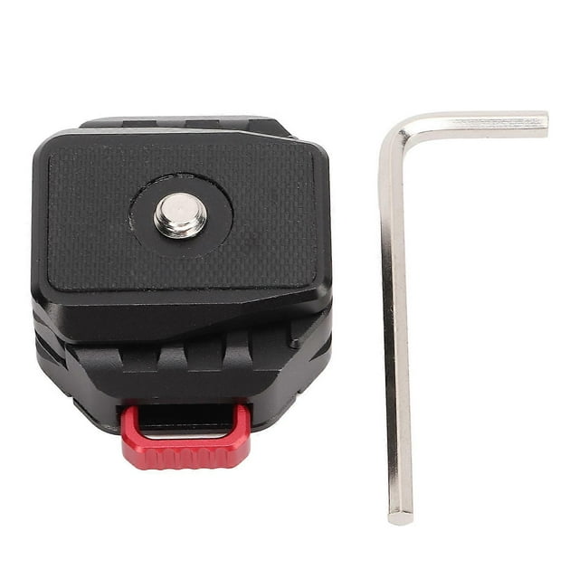 V Lock Quick Release Plate Aluminum Alloy V Mount Quick Release Base for DSLR Camera Tripod