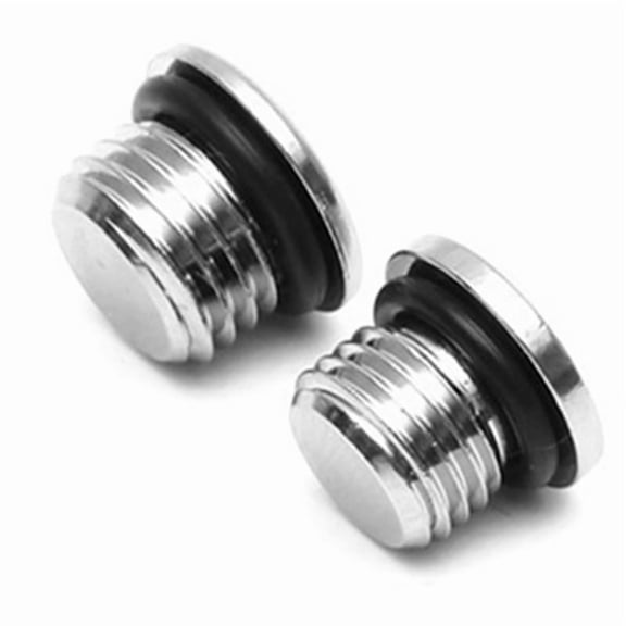 2 Pcs Scuba Diving 1St Stage Regulator LP  Low Pressure   High Pressure Port Plug Scuba Diving Replacement Part