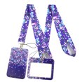 thumbnail image 2 of Flores moradas Arte Flores Plantas Moda Cordones Autobús Identificación Nombre Trabajo Tarjetero Accesorios Decoraciones Niños Pareja Regalos, 2 of 5