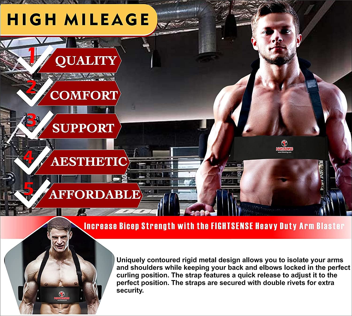Bicep isolation straps sale