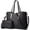 1-Black Large, variant on OUSIMEN Purses and Handbags for Womens Satchel Shoulder Tote Bags Wallets