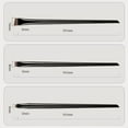 thumbnail image 5 of Jnismy 3Pcs Blade Eyeliner Eyebrow Brush Set Fine Portable Long Lifespan Makeup Brushes for Brow Contouring, 5 of 7
