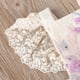 thumbnail image 5 of Bebé Encaje Mono Niña Floral Bordado Manga Casquillo Algodón, 5 of 7