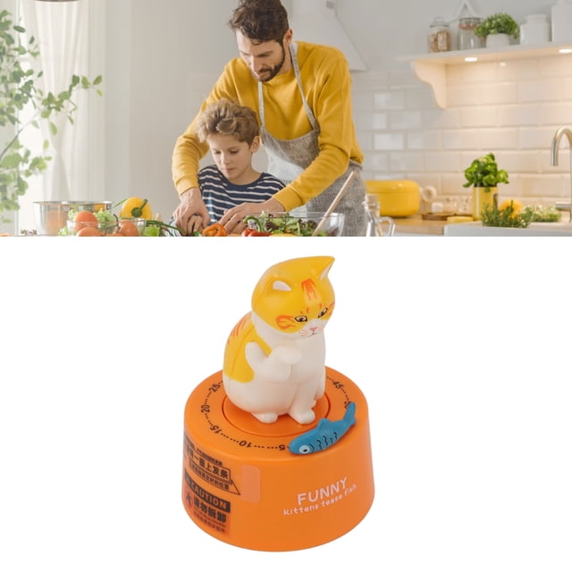 Mechanical Kitchen Timer Egg Timer Cute Animal Shape Base Alarm 60 Minutes Kitchen Countdown Cooking Timer